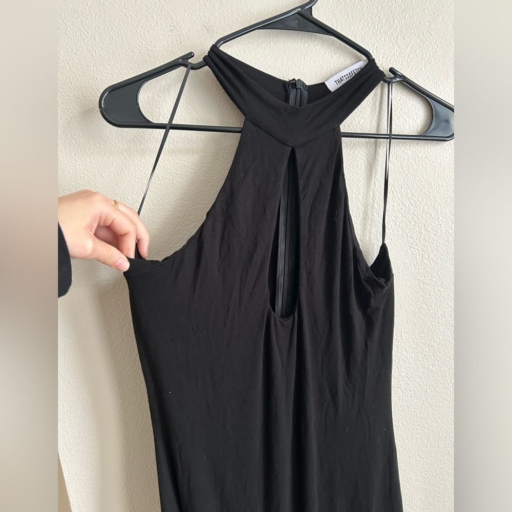 That’s So Fetch Evoke Halter Jumpsuit Black Size10 - Picture 6 of 10